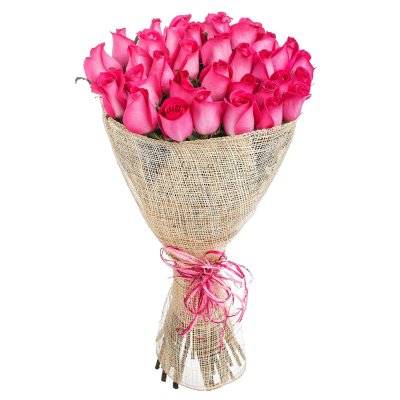 Bouquet of 35 Pink Roses